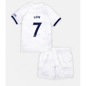 Tottenham Hotspur Son Heung-min #7 Domaci Dres za Dječji 2023-24 Kratak Rukavima (+ kratke hlače)